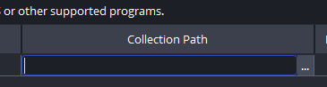 Collection Path ...